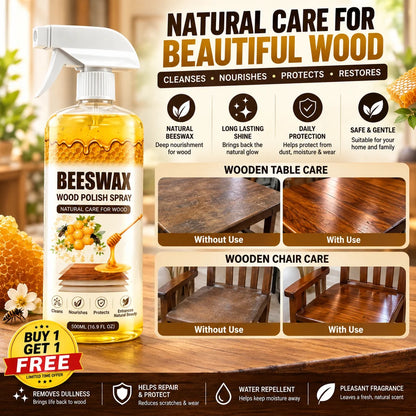 Bring back the natural shine of your wooden furniture