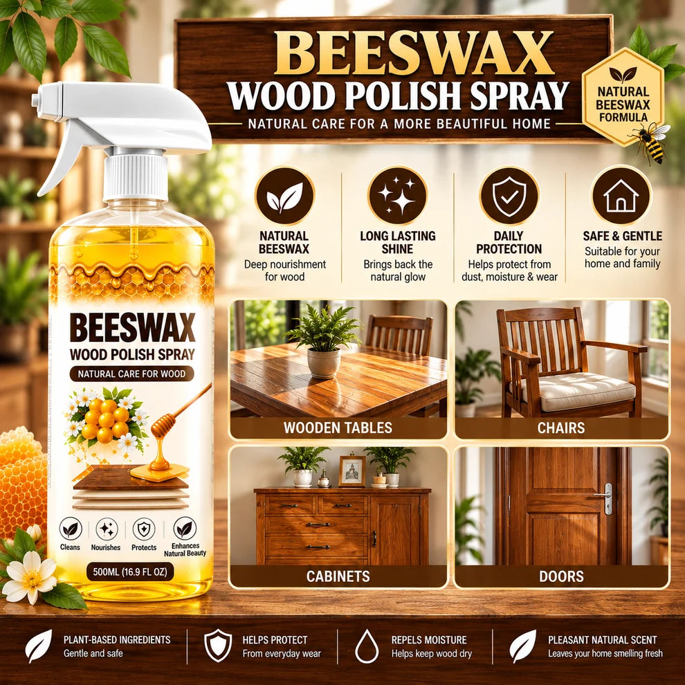 Bring back the natural shine of your wooden furniture